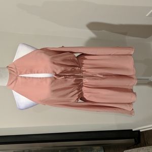 Tobi off the shoulder long sleeve romper